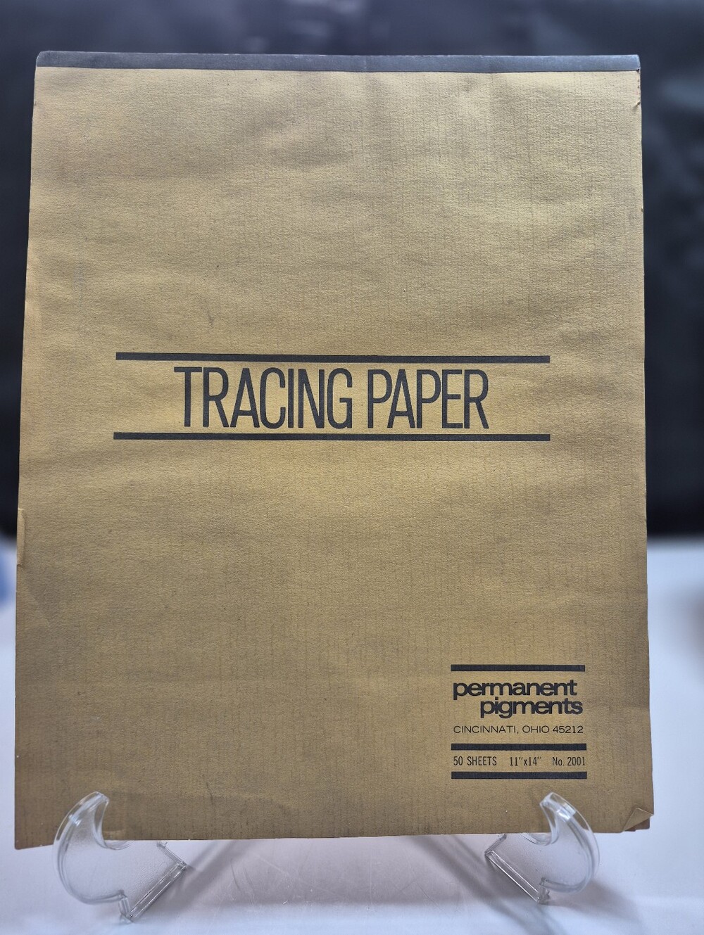 Vintage Permanent Pigments Tracing Paper Pad 11" x 14" , No. 2001